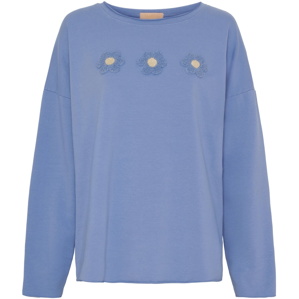 Dame Sweatshirt Mdclucette A0268   Jeans fra Marta Du Chateau