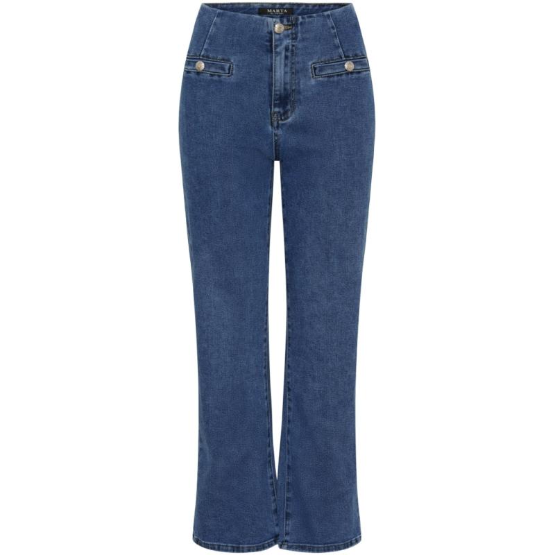 Dame Jeans Mdcagustina Mdc172 26181 Dark Blue Denim fra Marta Du Chateau