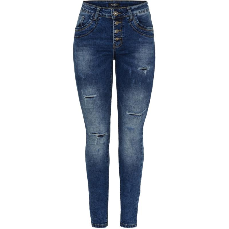 Dame Jeans Mdcana Mdc176 - Mørkeblå Denim Tilbud!