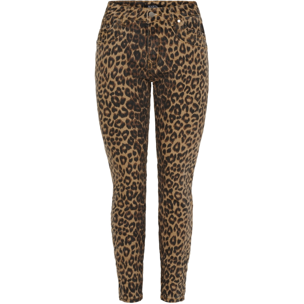 Dame Jeans Mdcsilva Mdc195 8174 Leopard fra Marta Du Chateau