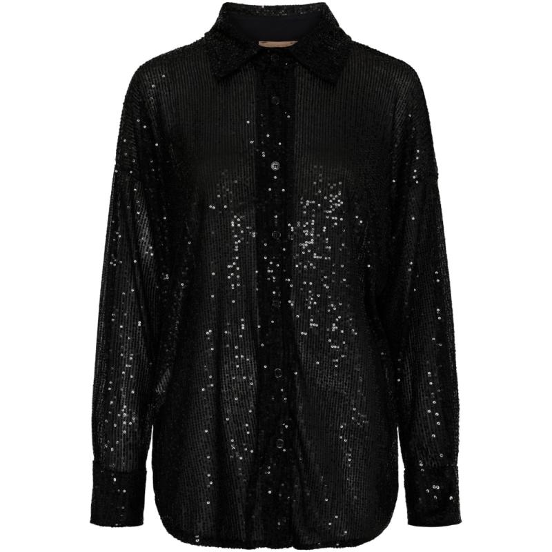 Dame Skjorte Mdcbertille 6624   Black fra Marta Du Chateau