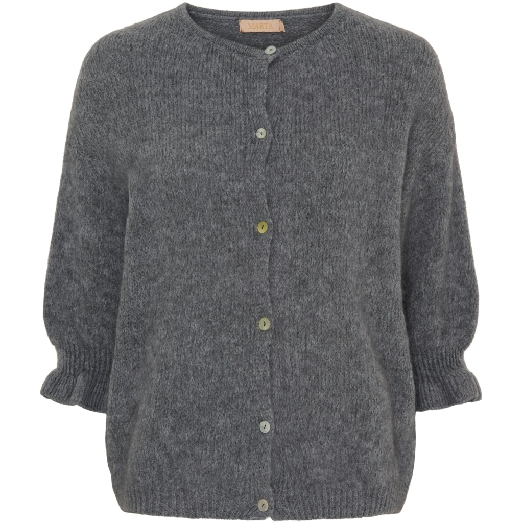 Dame Strik Mdcjuliana 2413   Medium Grey fra Marta Du Chateau