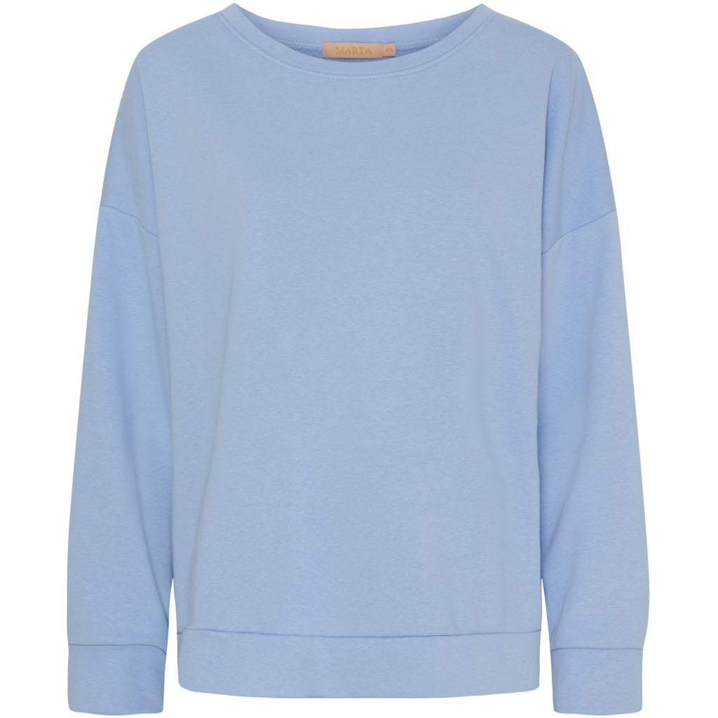 Dame Sweatshirt Mdcnathalie 69371   Cielo fra Marta Du Chateau