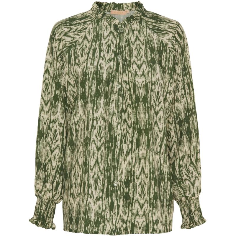 Smuk Leo Military Bluse fra Marta Du Chateau - Udsalg!