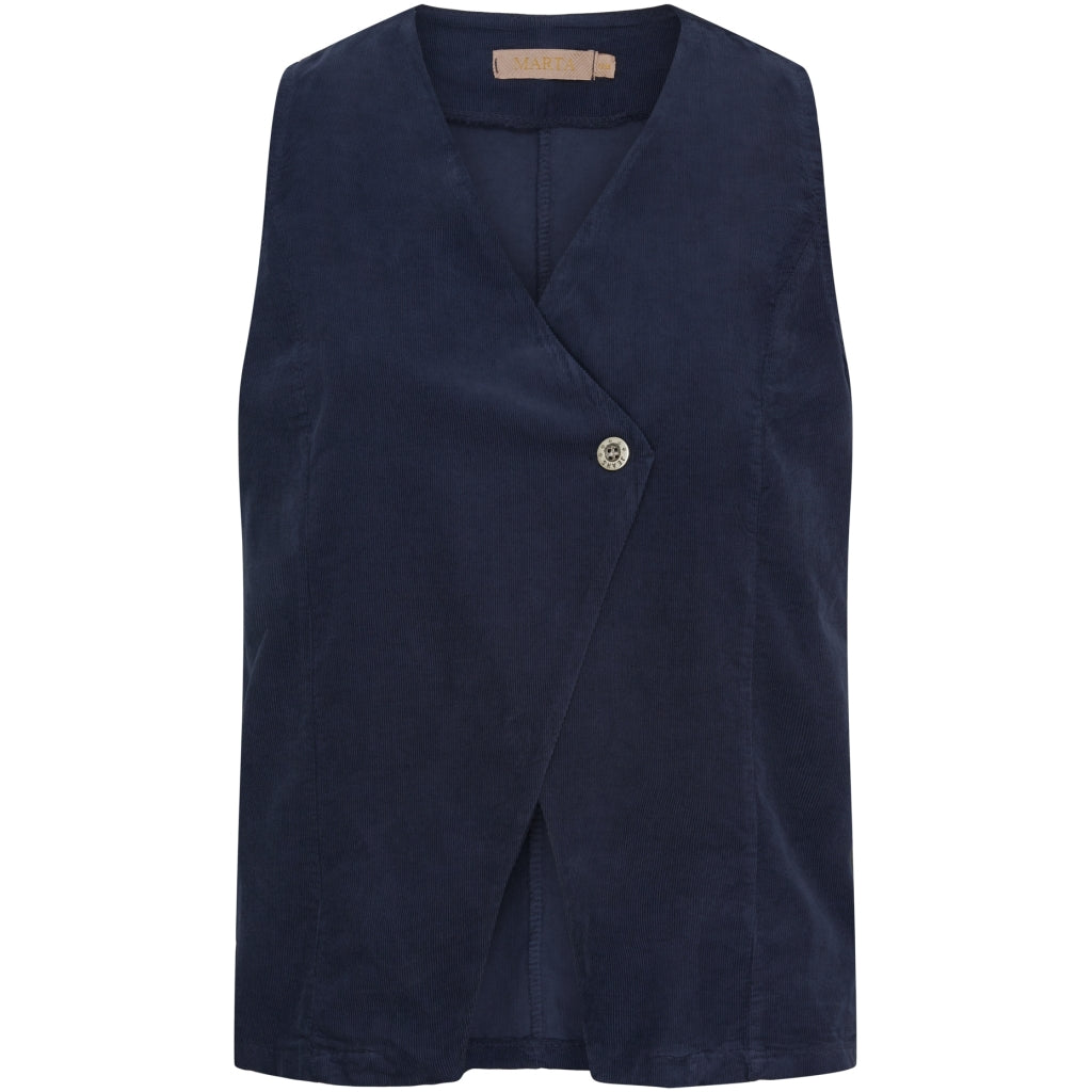 Dame Vest Mdchortense 86188   Blue1003 fra Marta Du Chateau