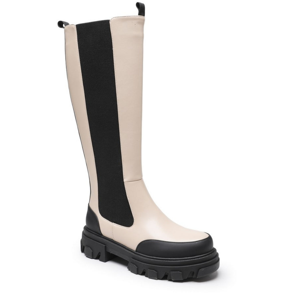 Mia Dame Støvle 6812   Beige fra Shoes