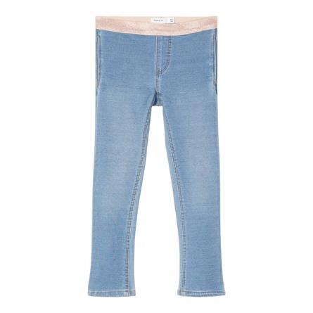 Sweat Denim Leggings Salli Blue - Komfortabelt Design!