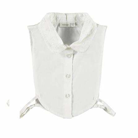 Broderet Skjortekrave Roliga White fra Name It