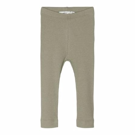 Modal Leggings Bille Silver Sage fra Name It - Udsalg!