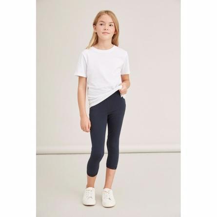 Blonde Trekvart Leggings Vista Capri Dark Sapphire fra Name It
