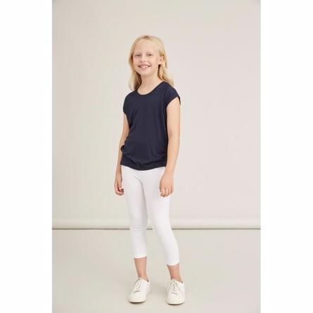 Trekvart Leggings Vivian Capri Bright White fra Name It