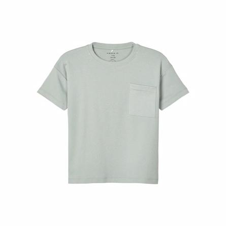 Modal Tee Tobby Iceberg Green fra Name It