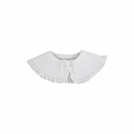 Flæsekrave Bodil Bright White fra Name It