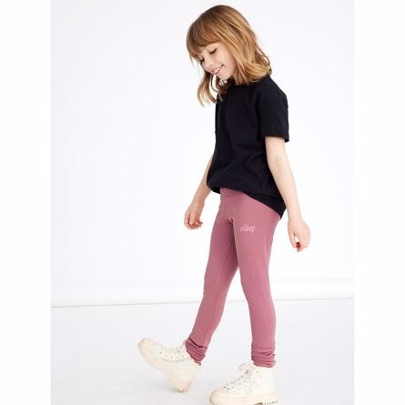 Højtaljede Leggings Flucy Deco Rose fra Name It