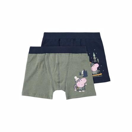 2 Pak Gurli Gris Tights Obrian Dark Sapphire fra Name It