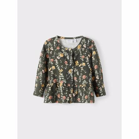 Sweat Cardigan Rosie Climbing Ivy fra Name It
