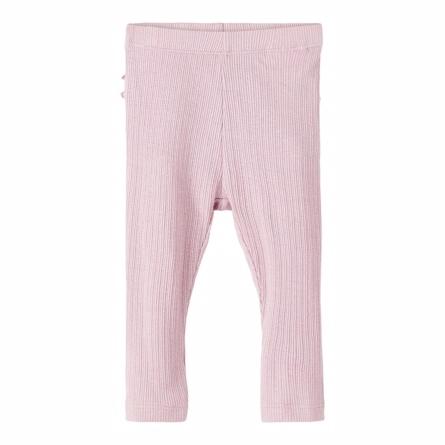 Søde Modal Flæse Leggings i Sol Mauve fra Name It