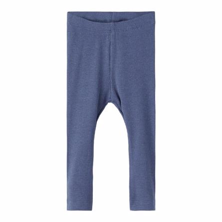 Modal Leggings Roesti Vintage Indigo - Bløde Rib Leggings