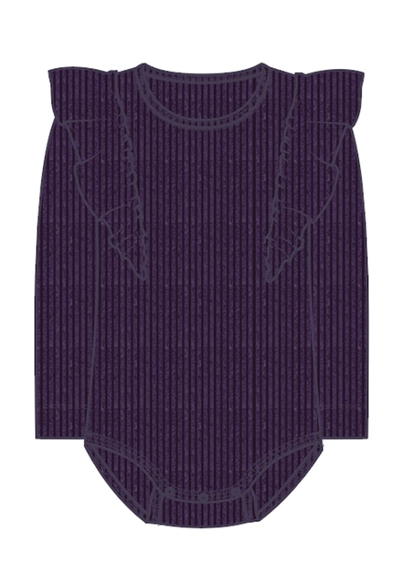 Glimmer Rib Strik Body Renza Blackberry Cordial fra Name It