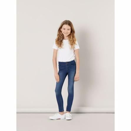 Skinny Fit Jeans Polly Medium Blue fra Name It