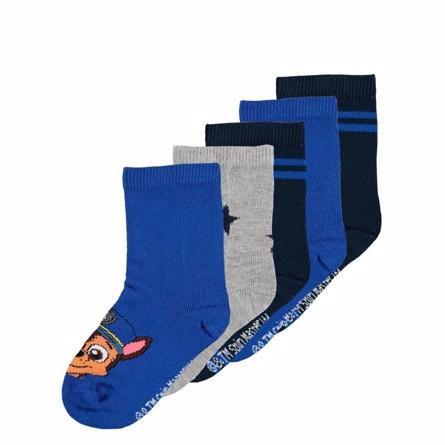 5 Pak Paw Patrol Strømper Nello Dark Sapphire fra Name It