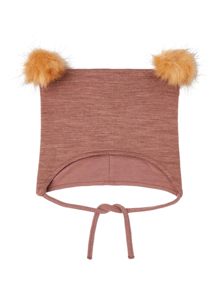 Merinould Pom Pom Hue Wuppo Cognac fra Name It
