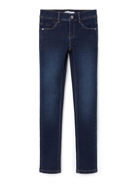 Skinny Fit Jeans Polly Dark Blue fra Name It