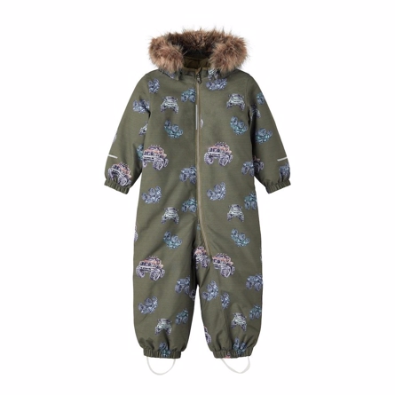 Flyverdragt Snow10 Olive Night Trucks fra Name It