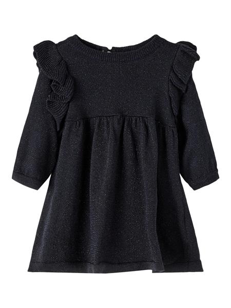 Glimmer Strik Kjole Rifrill Dark Sapphire fra Name It