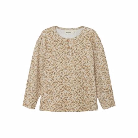 Modal Bluse Geo Turtledove fra Lil Atelier