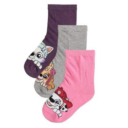 3 Pak Paw Patrol Strømper Osta Grey fra Name It