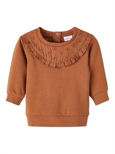 Flæse Sweatshirt Ofille Coconut Shell fra Name It
