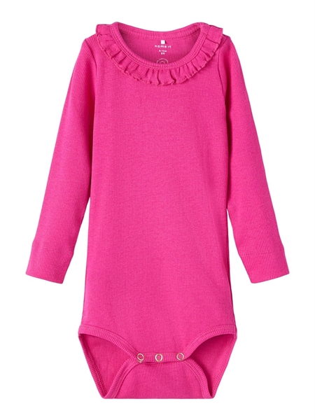 Langærmet Modal Body Leona Beetroot fra Name It