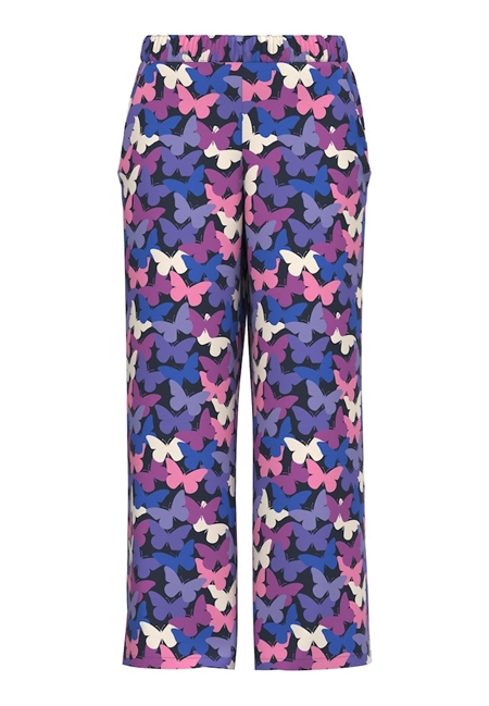 Brede Sommerfugle Bukser Luna Wild Orchid fra Name It