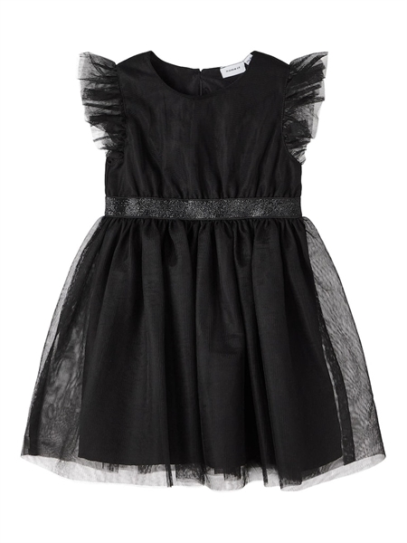 Tyl Kjole Nutide Black fra Name It
