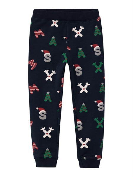 Jule Sweatpants Richrist i Mørk Safir fra Name It