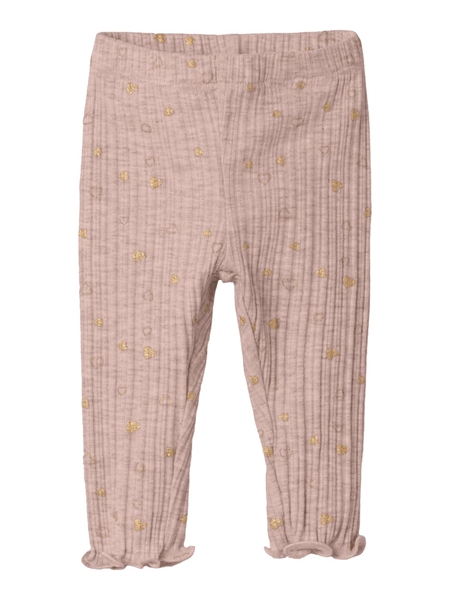 Glimmer Leggings Royane Rose Smoke fra Name It