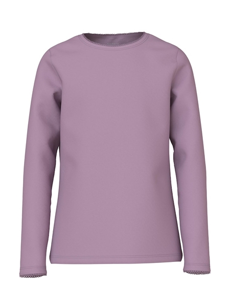 Langærmet Bluse Venilla Lavender Mist fra Name It