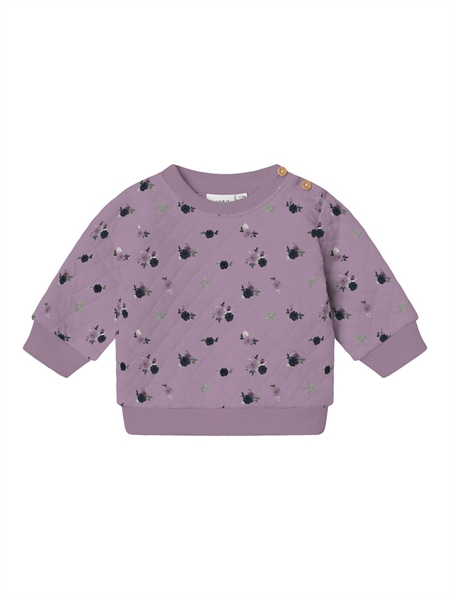 Quilt Sweatshirt Rayia Lavender fra Name It