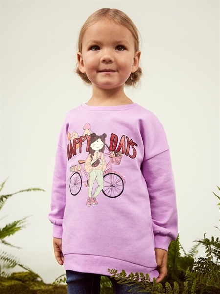 Sweat Tunika Kirsten Violet Tulle fra Name It