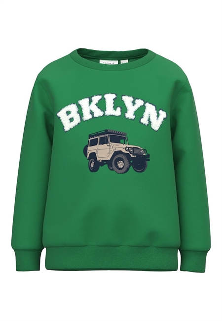 Sweatshirt Med Bil Print Konrad Rolling Hills fra Name It