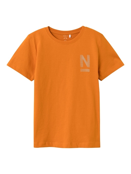 Kortærmet T Shirt Lasto Autum Maple fra Name It