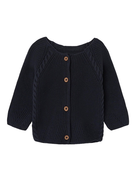 Baby Strik Cardigan Osom India Ink fra Name It