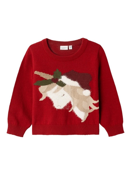 Julesweater Rullo Jester Red fra Name It