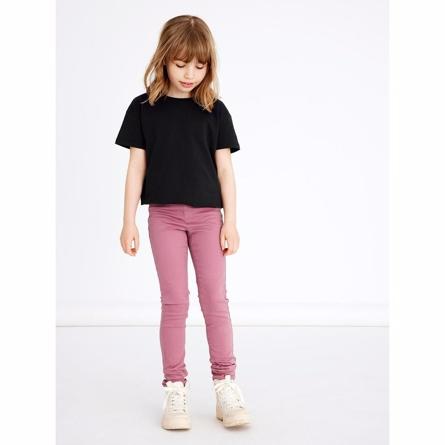 Bomulds Twill Leggings Twitoas Deco Rose fra Name It