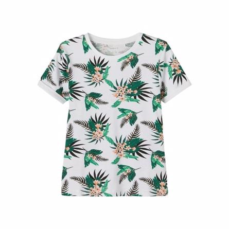 Tee Johan Bright White - T-shirt til drenge fra Name It