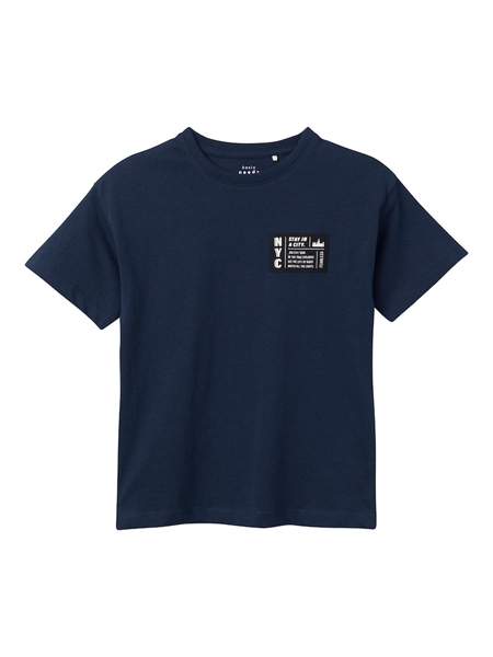 Kortærmet T-shirt Vector i Mørk Safir fra Name It
