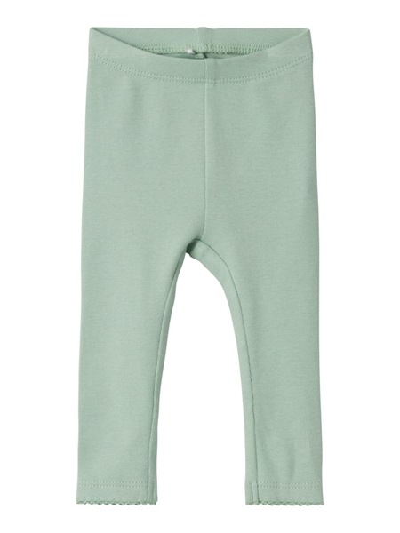 Leggings Days i Silt Green fra Name It - Blødt materiale
