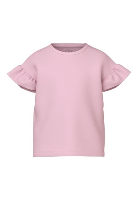 Boxy T Shirt Vilukka Parfait Pink fra Name It