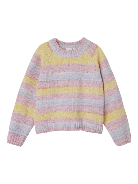 Striktrøje Dimalie Cashmere Rose fra Name It